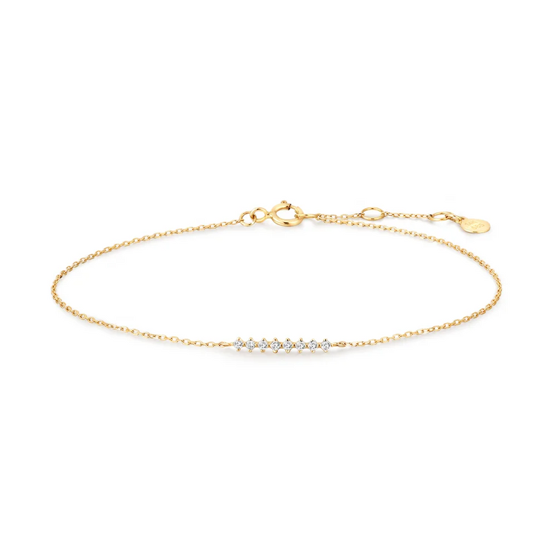 Lab-Grown Diamond Wishbone Bracelet