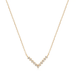 Lab-Grown Diamond Wishbone Necklace
