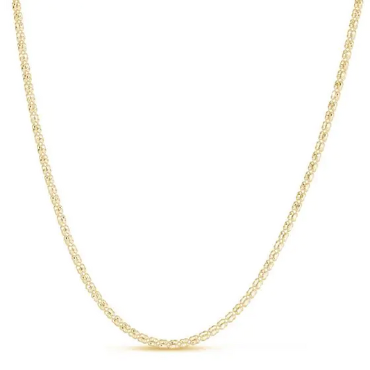 Fancy Ice Chain in 14K Yellow Gold
