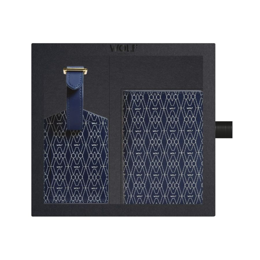 Signature Passport & Luggage Tag Gift Set by Wolf 1834