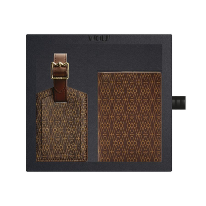 Signature Passport & Luggage Tag Gift Set by Wolf 1834