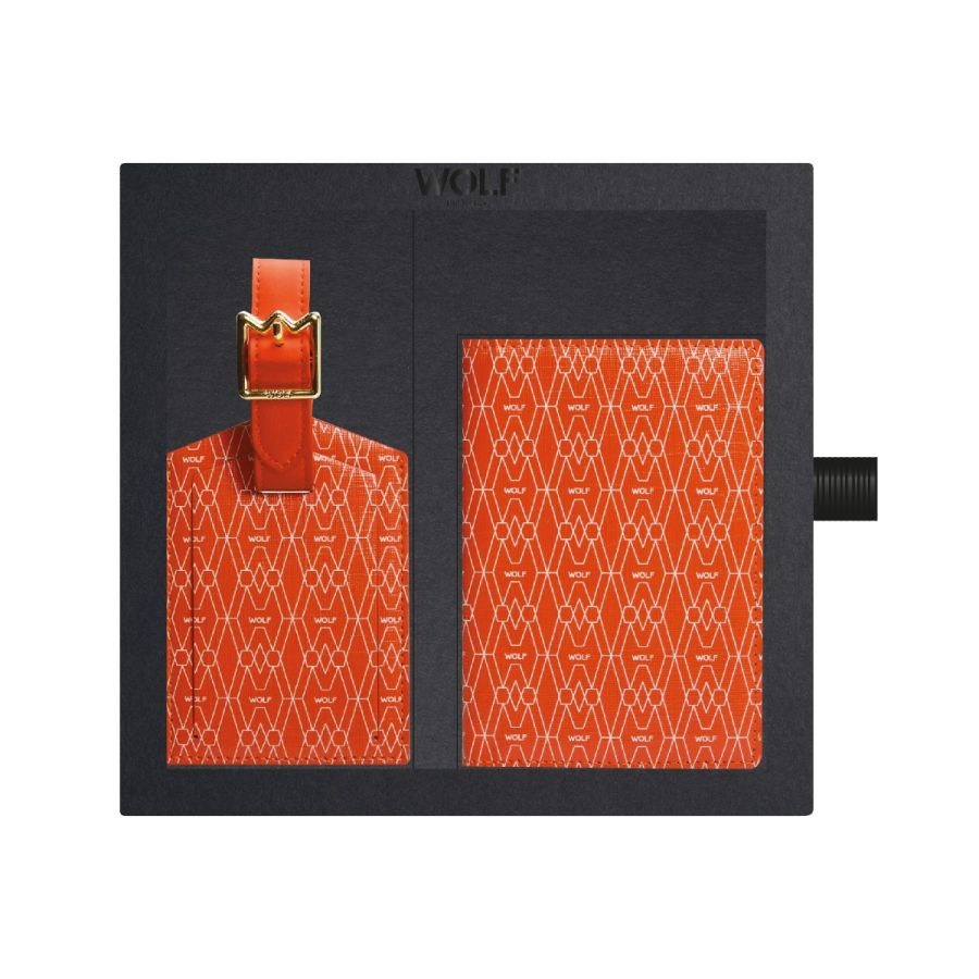Signature Passport & Luggage Tag Gift Set by Wolf 1834