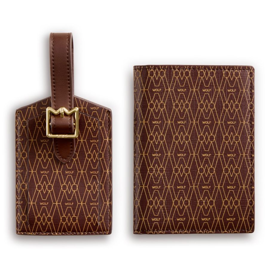 Signature Passport & Luggage Tag Gift Set by Wolf 1834