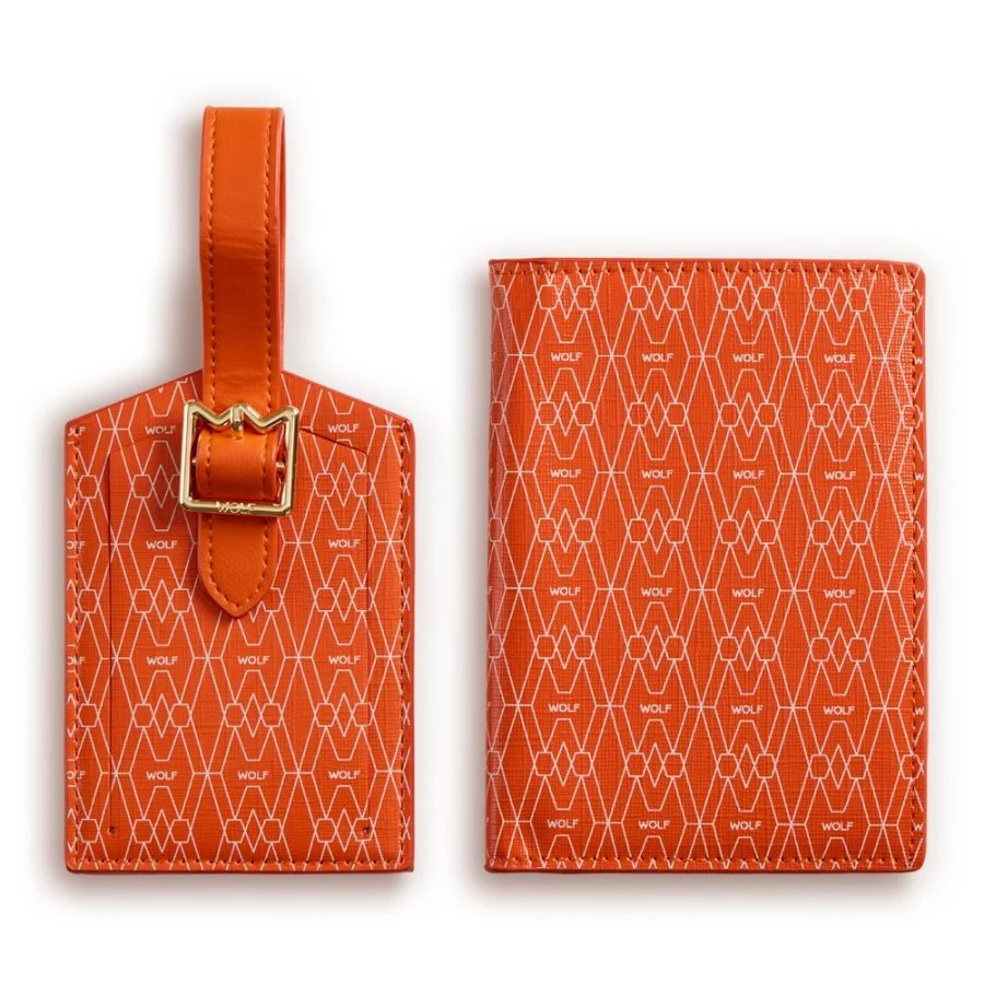 Signature Passport & Luggage Tag Gift Set by Wolf 1834