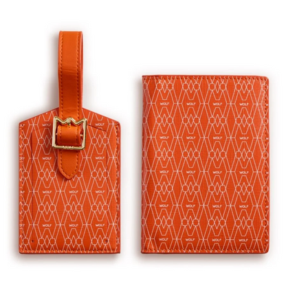 Signature Passport & Luggage Tag Gift Set by Wolf 1834