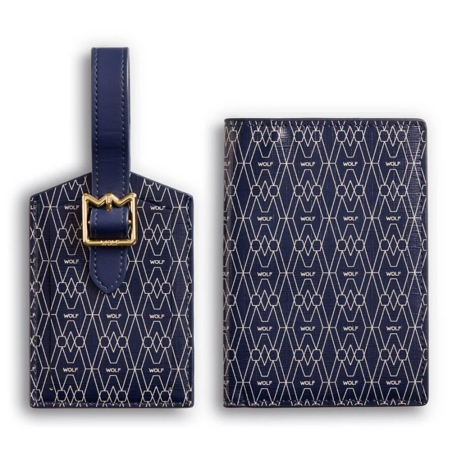 Signature Passport & Luggage Tag Gift Set by Wolf 1834