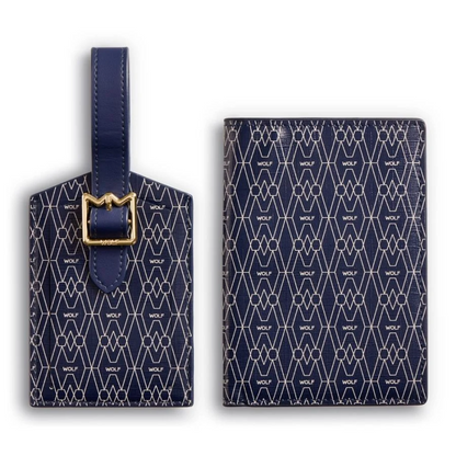 Signature Passport & Luggage Tag Gift Set by Wolf 1834