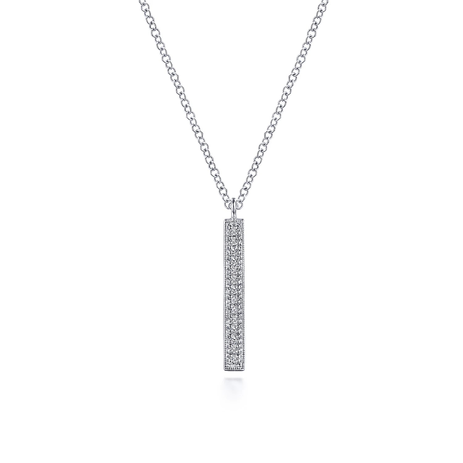 Diamond Lowercase Initial Necklace in 14K Gold – JG Kronenberger Fine  Jewelry