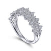 Pave Diamond Ring in 14K White Gold