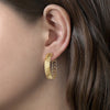 Chevron Earrings in 14K Yellow Gold